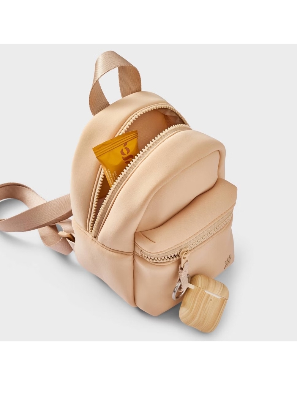 Target Cream Mini Backpack Purse - Picture 3 of 5
